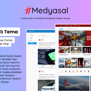 Medyasal – SEO Uyumlu WordPress Haber Teması | Sosyal Akışlı